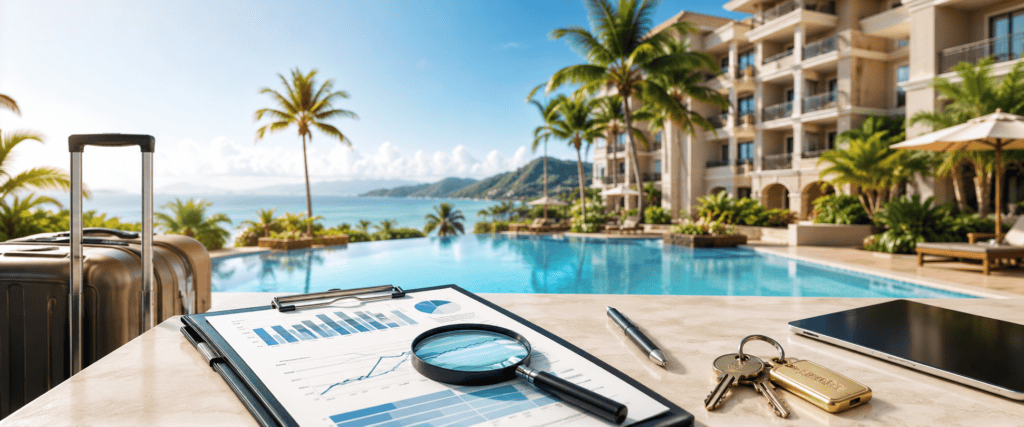 luxury beach front resort